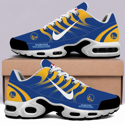 [HOT DEAL] NEW CUSTOMIZED NBA12 GSW GOLDEN STATE WARRIORS AIR MAX PLUS SNEAKERS