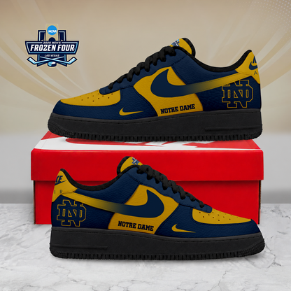 LIMITED EDITION - NEW CUSTOMIZED NCAA MFF12 NFI NOTRE DAME FIGHTING IRISH AF1 SHOES