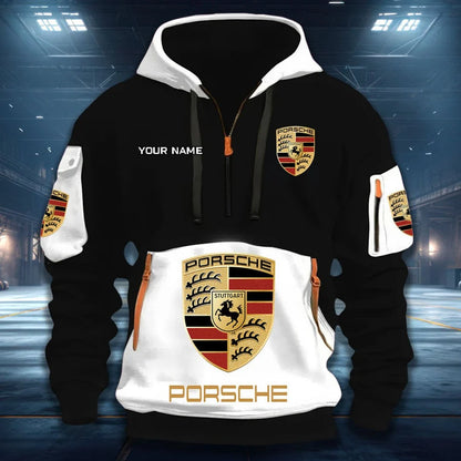 LIMITED RUN - NEW CUSTOMIZED F112 AG PORSCHE QUARTER ZIP HOODIE
