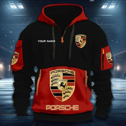 LIMITED RUN - NEW CUSTOMIZED F112 AG PORSCHE QUARTER ZIP HOODIE