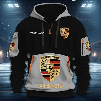 LIMITED RUN - NEW CUSTOMIZED F112 AG PORSCHE QUARTER ZIP HOODIE