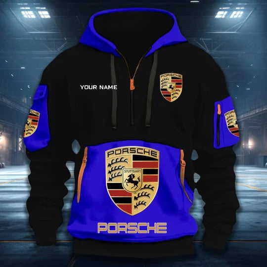 LIMITED RUN - NEW CUSTOMIZED F112 AG PORSCHE QUARTER ZIP HOODIE