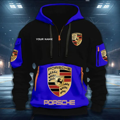 LIMITED RUN - NEW CUSTOMIZED F112 AG PORSCHE QUARTER ZIP HOODIE