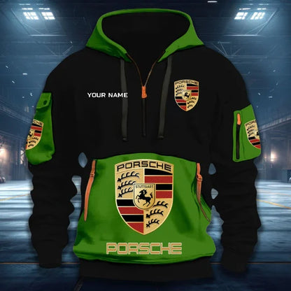 LIMITED RUN - NEW CUSTOMIZED F112 AG PORSCHE QUARTER ZIP HOODIE