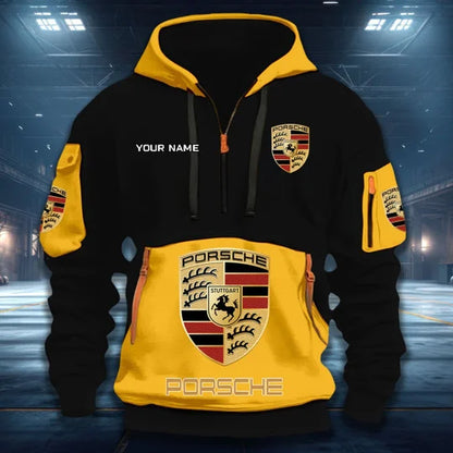 LIMITED RUN - NEW CUSTOMIZED F112 AG PORSCHE QUARTER ZIP HOODIE