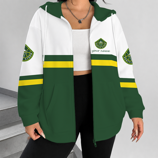 [FAN FAVORITE] NEW CUSTOMIZED WNBA12 STS SEATTLE STORM ZIP HOODIE