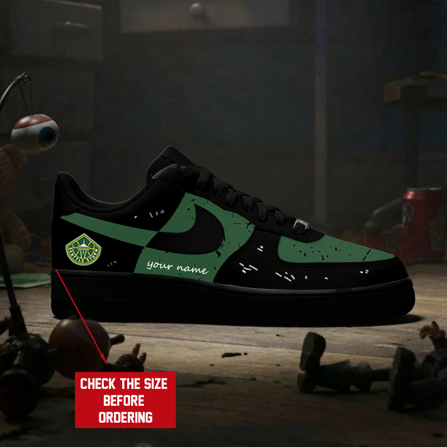 [FAN FAVORITE] NEW CUSTOMIZED WNBA12 STS SEATTLE STORM AF1 SHOES