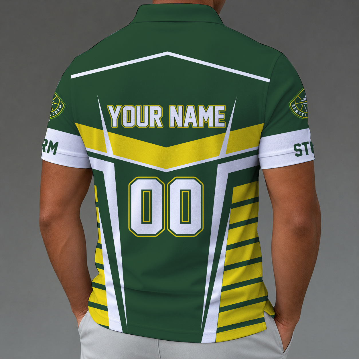 [FAN FAVORITE] NEW CUSTOMIZED WNBA12 STS SEATTLE STORM POLO SHIRT