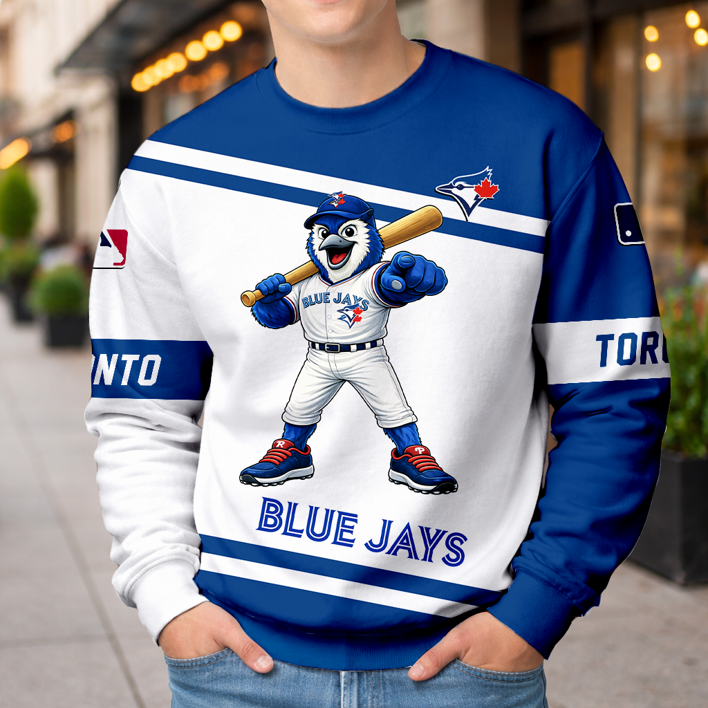 LIMITED EDITION - NEW CUSTOMIZED MLB12 TBJ TORONTO BLUE JAYS UNISEX T-SHIRT, HOODIE & JACKETS