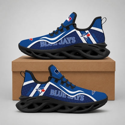 ELITE EDITION - NEW CUSTOMIZED MLB12 TBJ TORONTO BLUE JAYS MAX SOUL SHOES