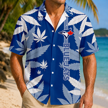LIMITED EDITION - NEW CUSTOMIZED MLB12 TBJ TORONTO BLUE JAYS UNISEX HAWAIIAN SHIRT