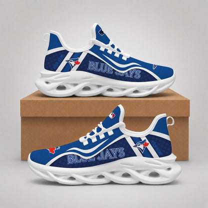 ELITE EDITION - NEW CUSTOMIZED MLB12 TBJ TORONTO BLUE JAYS MAX SOUL SHOES