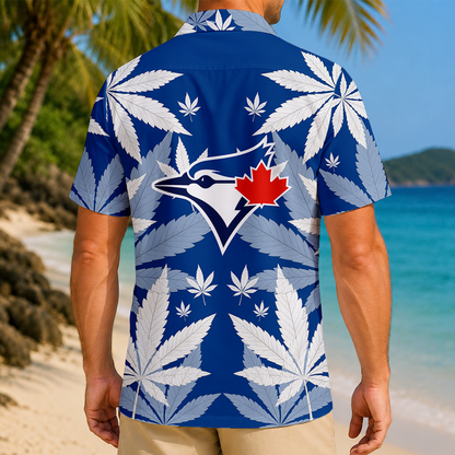 LIMITED EDITION - NEW CUSTOMIZED MLB12 TBJ TORONTO BLUE JAYS UNISEX HAWAIIAN SHIRT