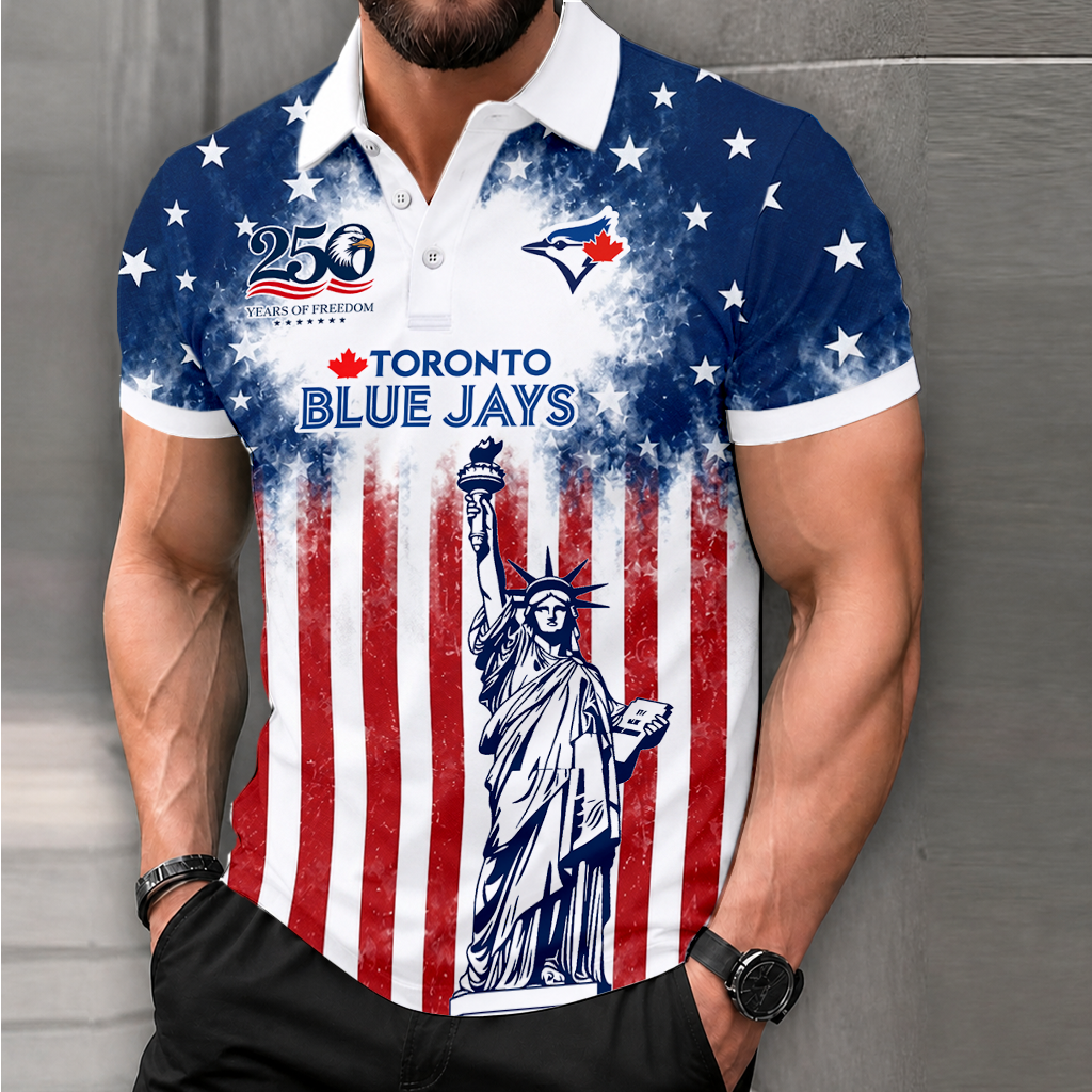 LIMITED EDITION - NEW CUSTOMIZED MLB12 TBJ TORONTO BLUE JAYS POLO SHIRT, ZIP POLO SHIRT & T-SHIRTS