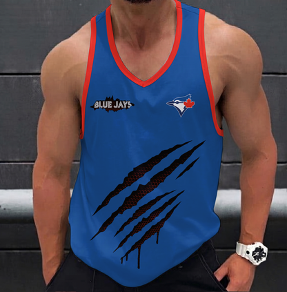 VIRAL EDITION - NEW CUSTOMIZED MLB12 TORONTO BLUE JAYS UNISEX TANK TOP