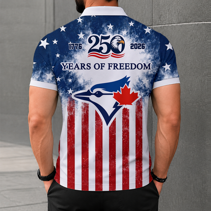 LIMITED EDITION - NEW CUSTOMIZED MLB12 TBJ TORONTO BLUE JAYS POLO SHIRT, ZIP POLO SHIRT & T-SHIRTS