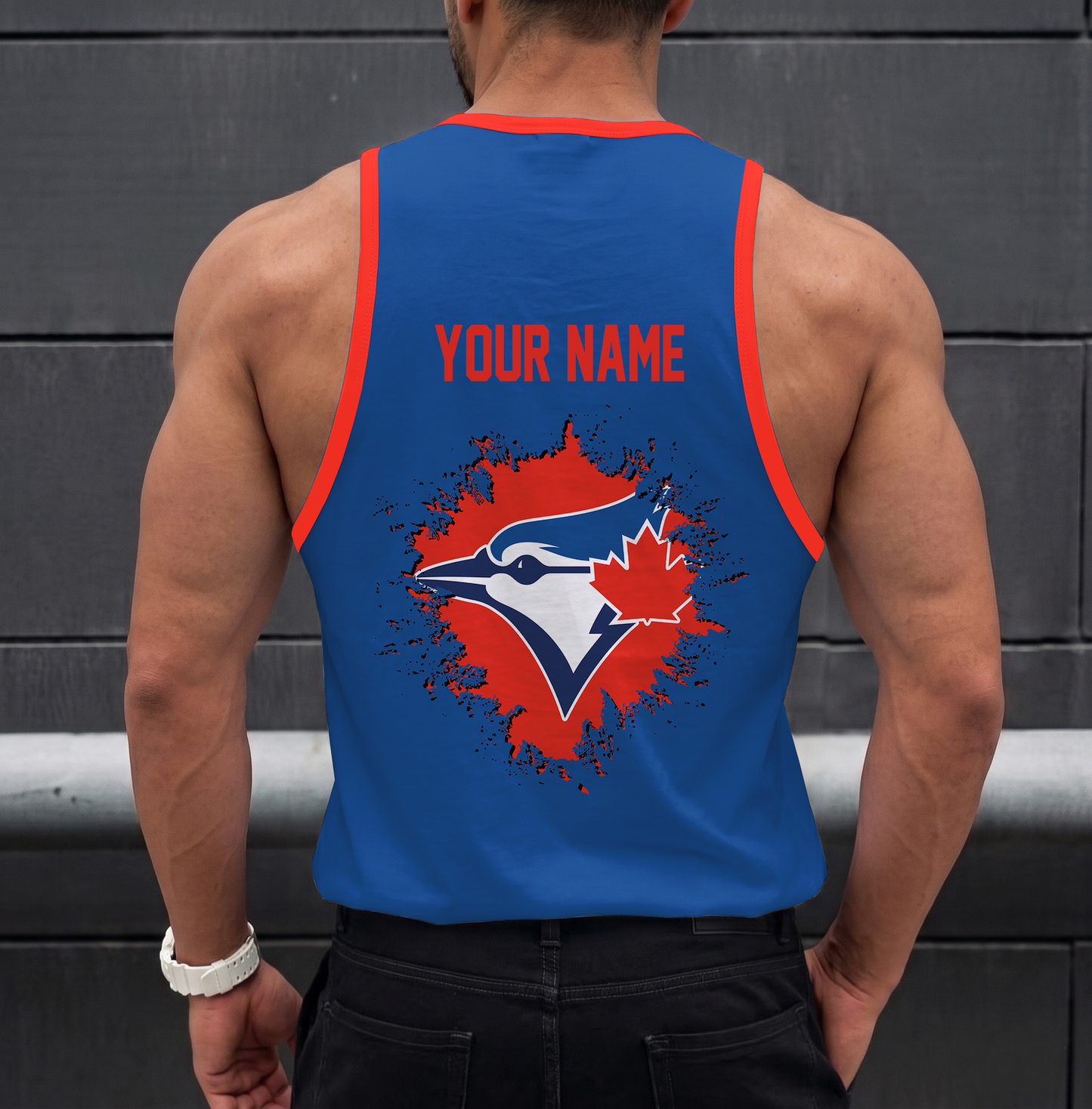 VIRAL EDITION - NEW CUSTOMIZED MLB12 TORONTO BLUE JAYS UNISEX TANK TOP