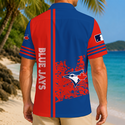 LIMITED EDITION - NEW CUSTOMIZED MLB12 TBJ TORONTO BLUE JAYS UNISEX HAWAIIAN SHIRT
