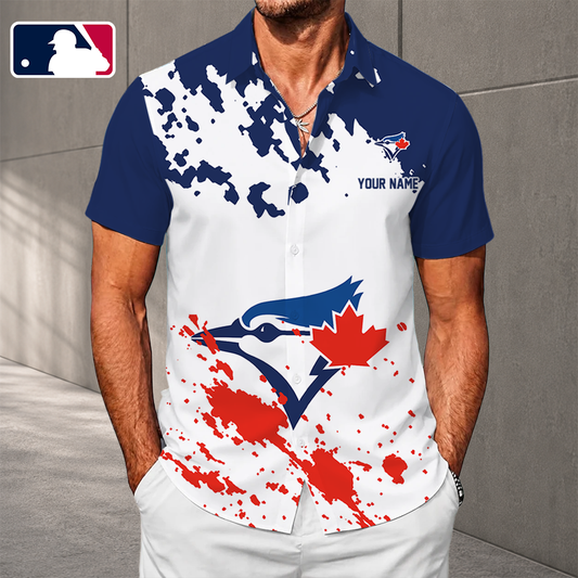 LIMITED EDITION - NEW CUSTOMIZED MLB12 TBJ TORONTO BLUE JAYS UNISEX HAWAIIAN SHIRT