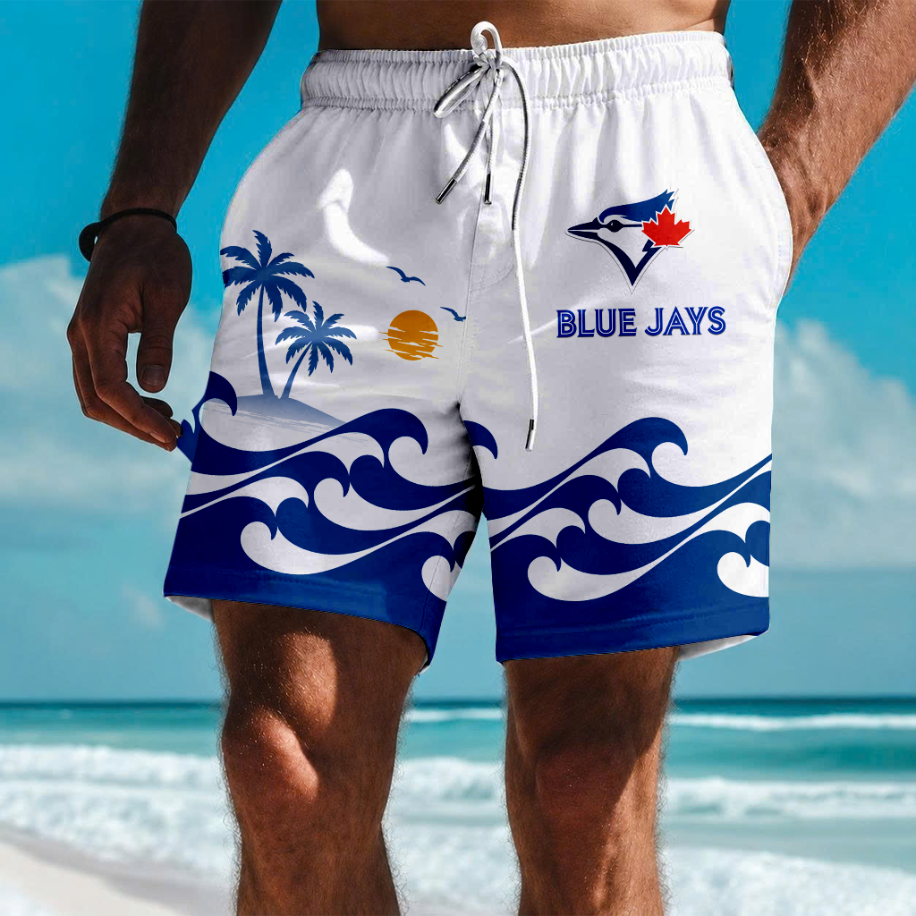LIMITED EDITION - NEW PREMIUM MLB12 TBJ TORONTO BLUE JAYS SHORT PANTS