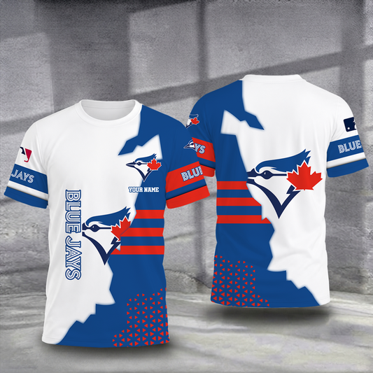 LIMITED EDITION - NEW CUSTOMIZED MLB12 TBJ TORONTO BLUE JAYS T-SHIRT, POLO SHIRT, ZIP POLO SHIRT, SWEATSHIRT, HOODIE & ZIP HOODIE