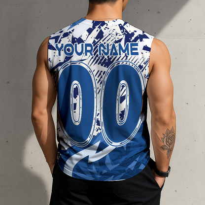 LIMITED EDITION - NEW CUSTOMIZED MLB12 TBJ TORONTO BLUE JAYS TANKTOP & GYM SHIRT