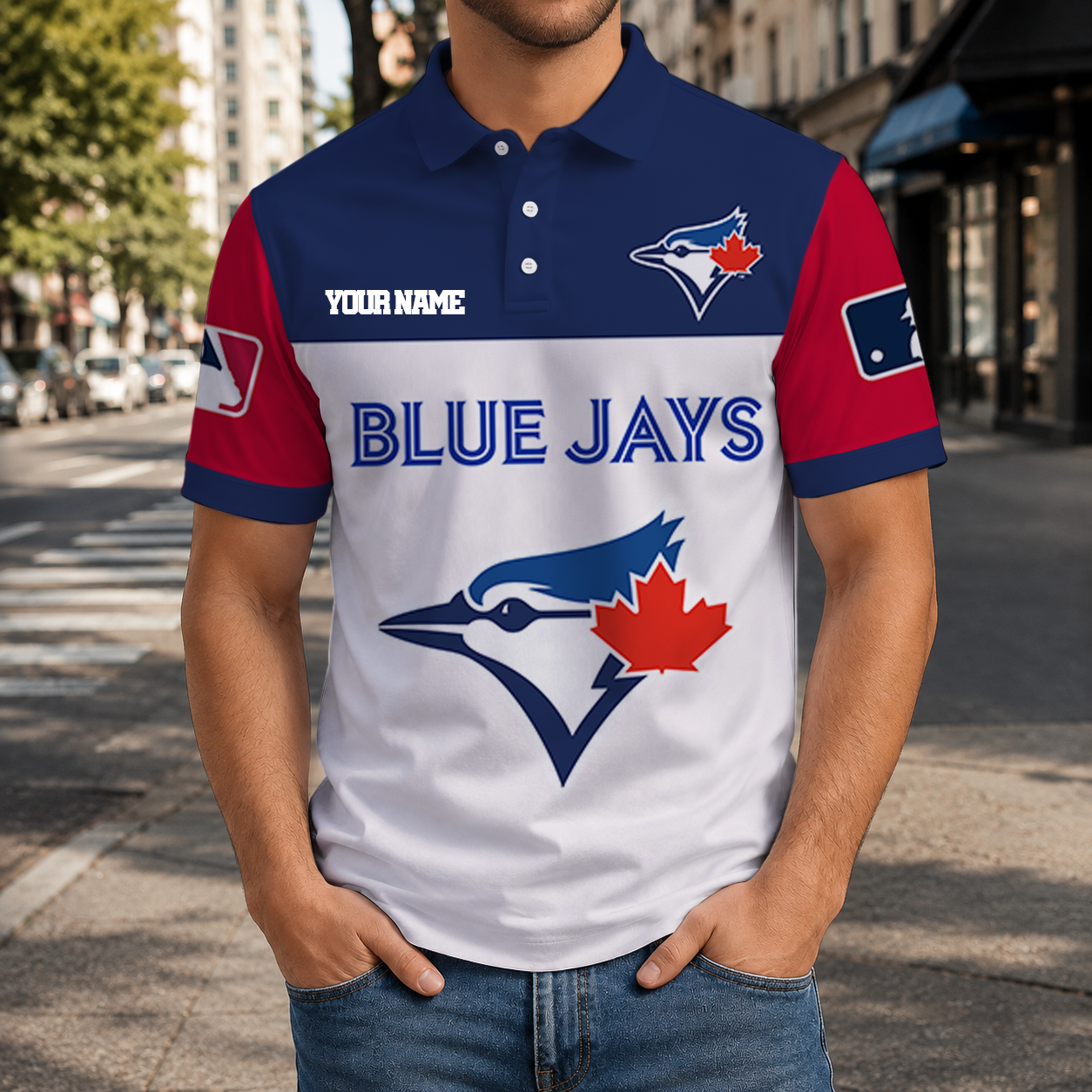 LIMITED EDITION - NEW CUSTOMIZED MLB12 TBJ TORONTO BLUE JAYS T-SHIRT, POLO SHIRT, ZIP POLO SHIRT, SWEATSHIRT, HOODIE & ZIP HOODIE