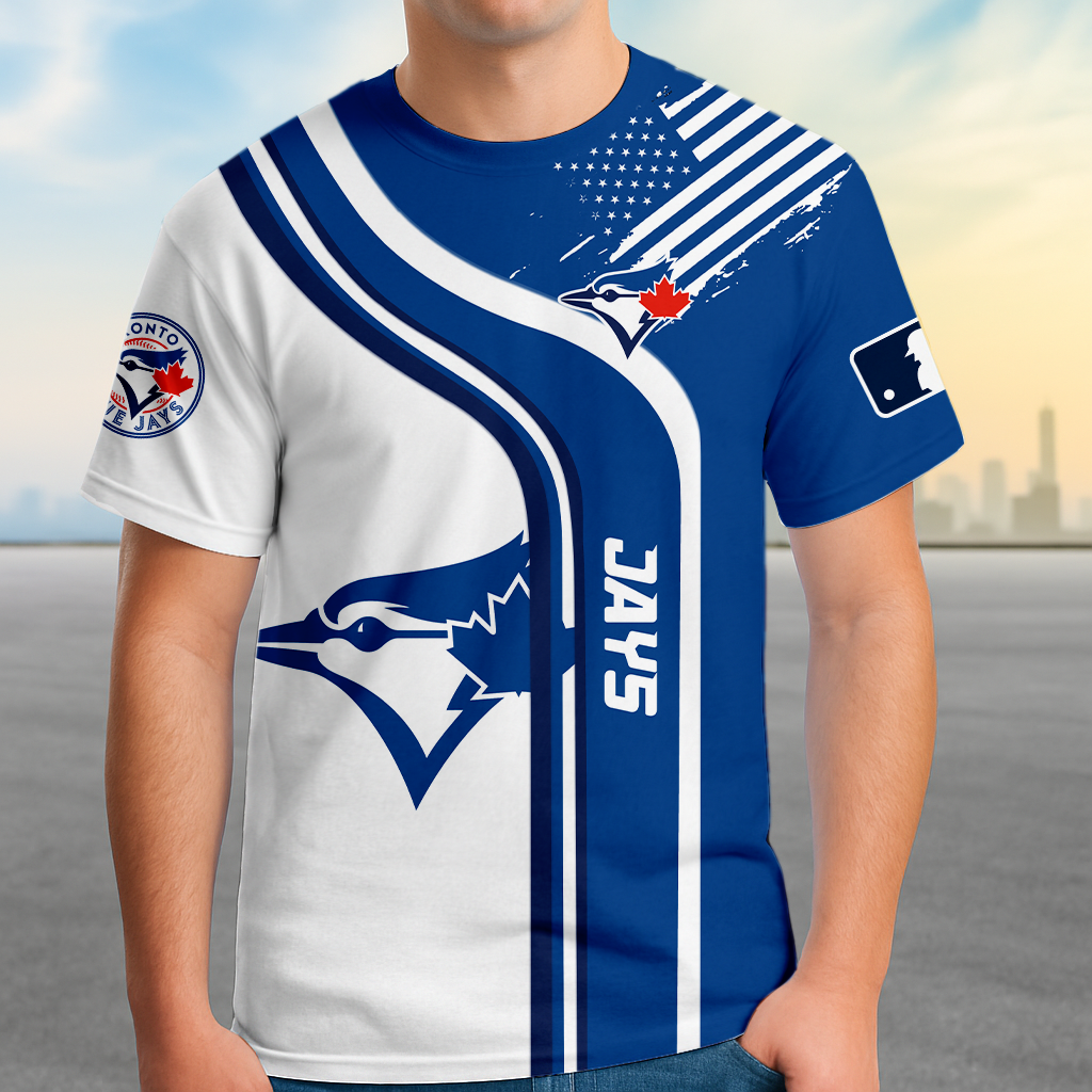 ELITE EDITION - NEW CUSTOMIZED MLB12 TBJ TORONTO BLUE JAYS POLO SHIRT, ZIP POLO SHIRT & T-SHIRTS