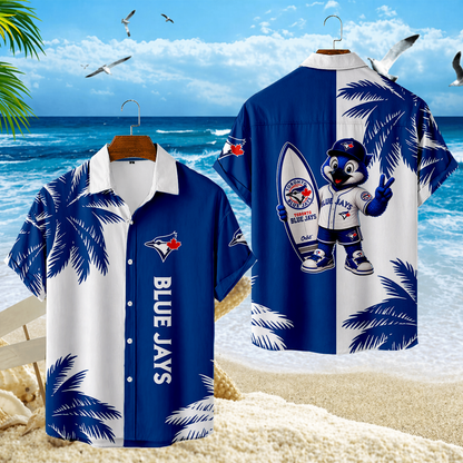LIMITED EDITION - NEW CUSTOMIZED MLB12 TBJ TORONTO BLUE JAYS UNISEX HAWAIIAN SHIRT