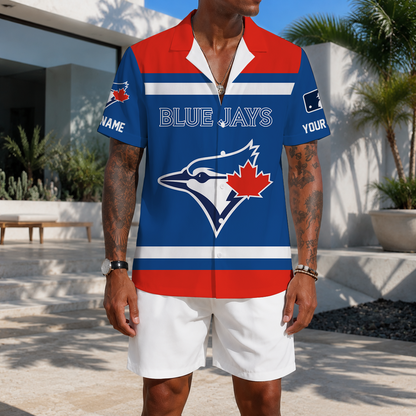 LIMITED EDITION - NEW CUSTOMIZED MLB12 TBJ TORONTO BLUE JAYS UNISEX HAWAIIAN SHIRT