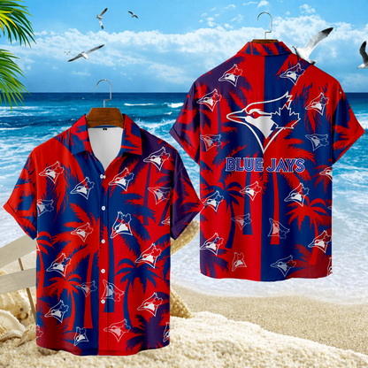LIMITED EDITION - NEW CUSTOMIZED MLB12 TBJ TORONTO BLUE JAYS UNISEX HAWAIIAN SHIRT