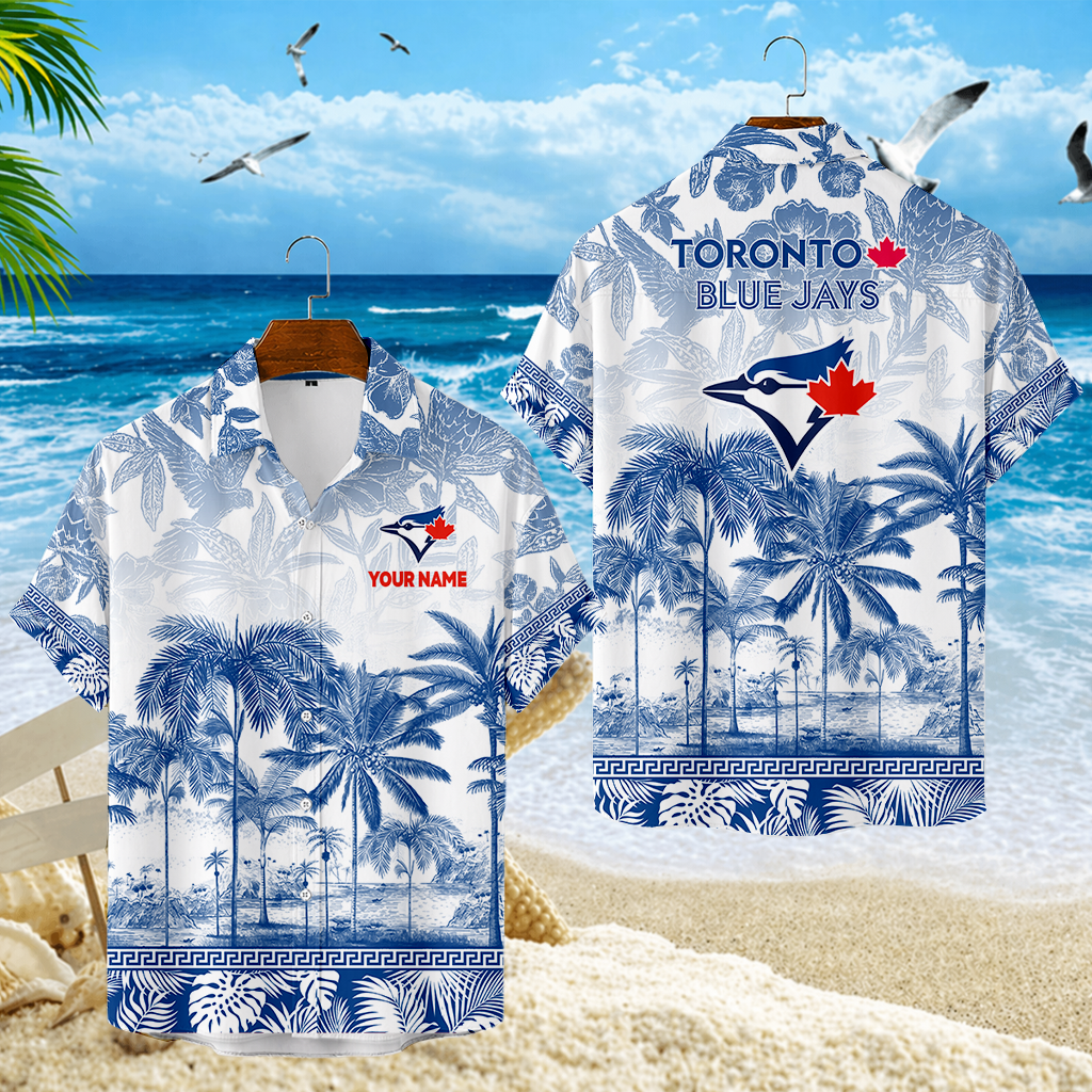 LIMITED EDITION - NEW CUSTOMIZED MLB12 TBJ TORONTO BLUE JAYS UNISEX HAWAIIAN SHIRT