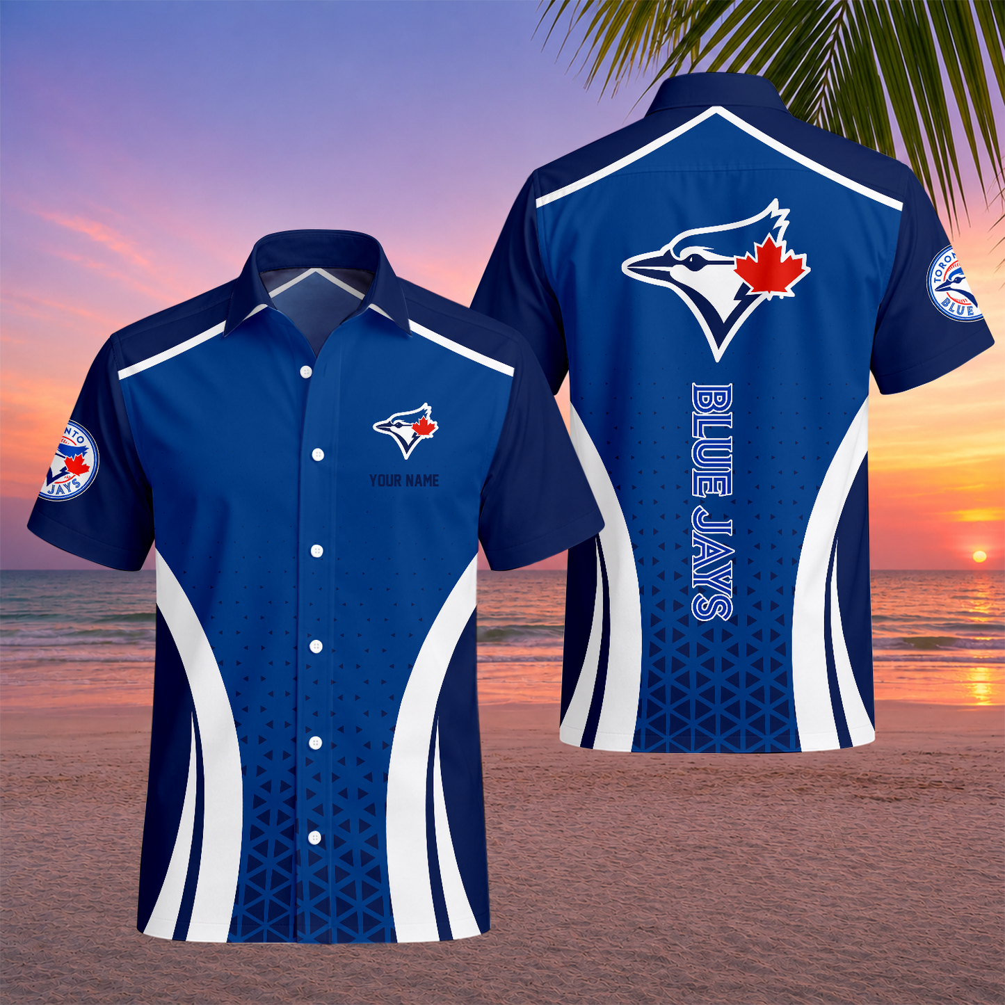 LIMITED EDITION - NEW CUSTOMIZED MLB12 TBJ TORONTO BLUE JAYS UNISEX HAWAIIAN SHIRT
