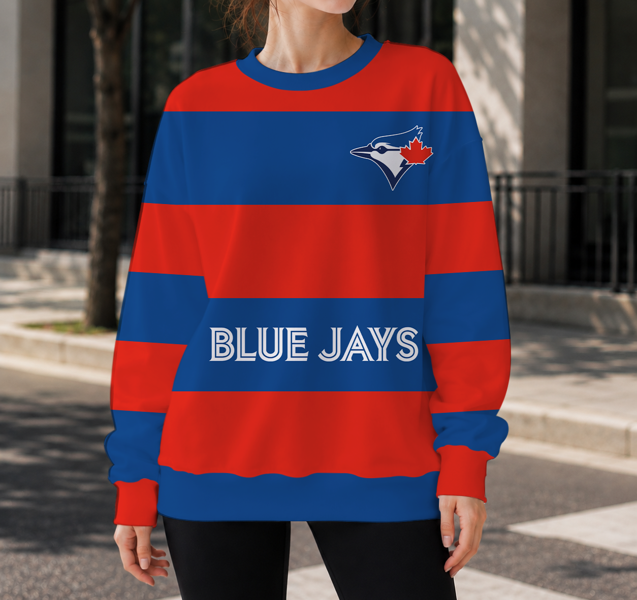 LIMITED EDITION - NEW CUSTOMIZED MLB12 TBJ TORONTO BLUE JAYS UNISEX SWEATSHIRT