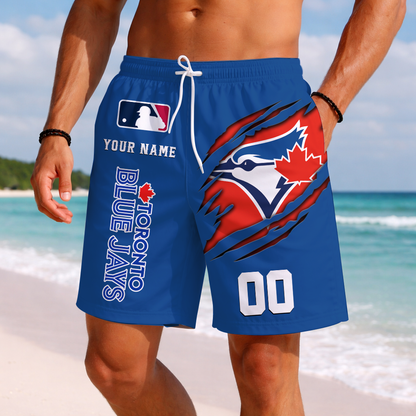 LIMITED EDITION - NEW PREMIUM MLB12 TBJ TORONTO BLUE JAYS SHORT PANTS