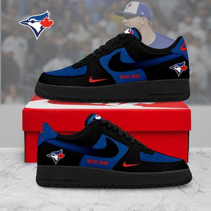MEGA SALE - NEW CUSTOMIZED MLB12 TBJ TORONTO BLUE JAYS AF1 SHOES