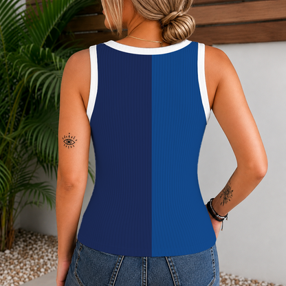 [FLASH SALE] NEW CUSTOMIZED MLB12 TBJ TORONTO BLUE JAYS WOMEN'S V-NECK TANK TOP