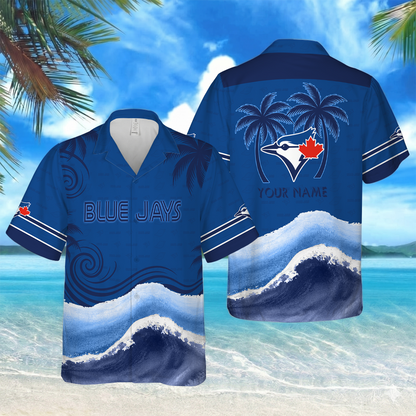 LIMITED EDITION - NEW CUSTOMIZED MLB12 TBJ TORONTO BLUE JAYS UNISEX HAWAIIAN SHIRT