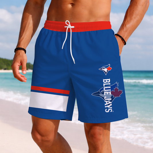 LIMITED EDITION - NEW PREMIUM MLB12 TBJ TORONTO BLUE JAYS BASEBALL SHORT PANTS