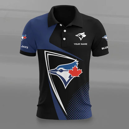[FLASH SALE] NEW CUSTOMIZED MLB12 TBJ TORONTO BLUE JAYS POLO SHIRT