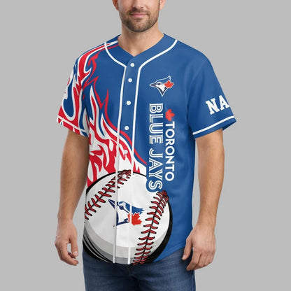 [FLASH SALE] NEW CUSTOMIZED MLB12 TBJ TORONTO BLUE JAYS BASEBALL JERSEY