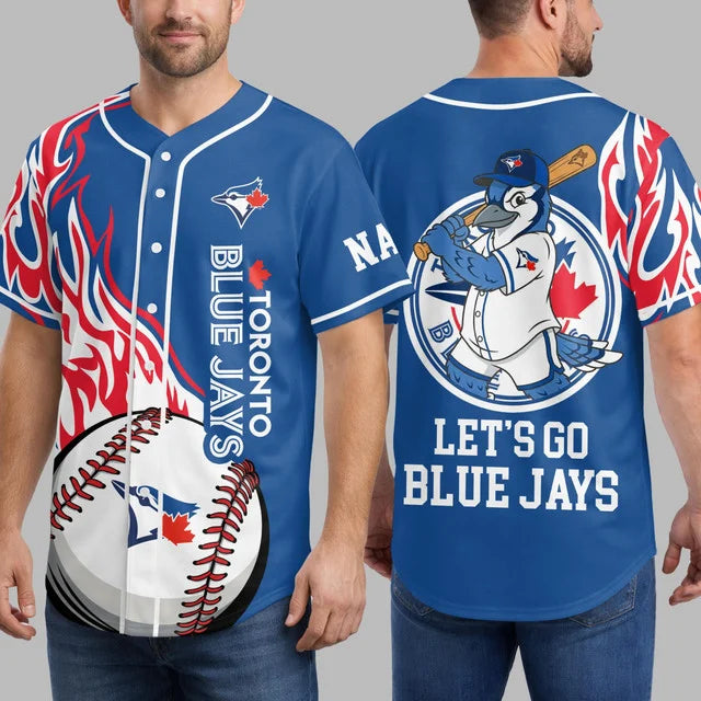 [FLASH SALE] NEW CUSTOMIZED MLB12 TBJ TORONTO BLUE JAYS BASEBALL JERSEY