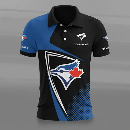 [FLASH SALE] NEW CUSTOMIZED MLB12 TBJ TORONTO BLUE JAYS POLO SHIRT