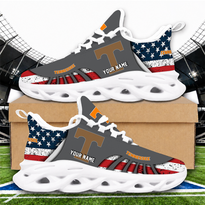 [FAN FAVORITE] NEW CUSTOMIZED NCAA CWS12 TNV TENNESSEE VOLUNTEERS UNISEX CLUNKY SNEAKERS