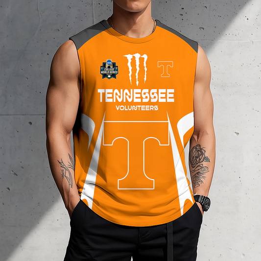 LIMITED DROP - NEW CUSTOMIZED | NCAA CWS12 TNV TN VOLUNTEERS MEN'S GYM SHIRT