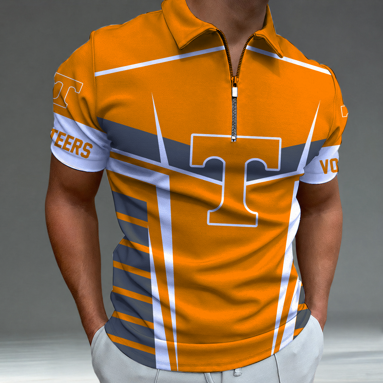 [FAN FAVORITE] NEW CUSTOMIZED NCAA CWS12 TNV TENNESSEE VOLUNTEERS POLO SHIRT