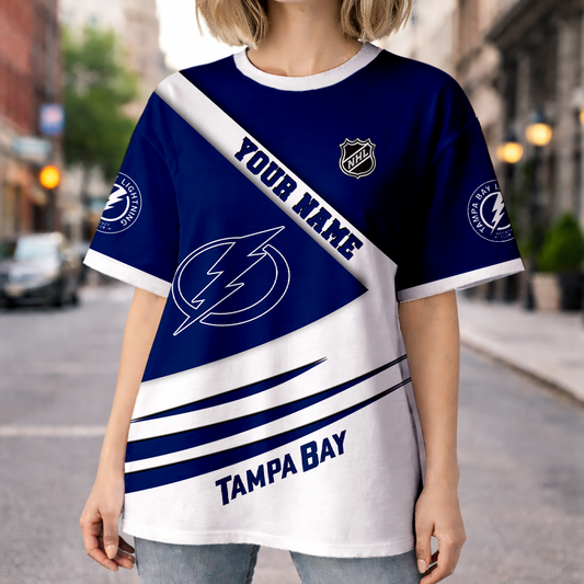 LIMITED EDITION - NEW CUSTOMIZED NHL12 TPL TAMPA BAY LIGHTNING UNISEX T-SHIRT, SWEATSHIRTS, HOODIE & JACKETS