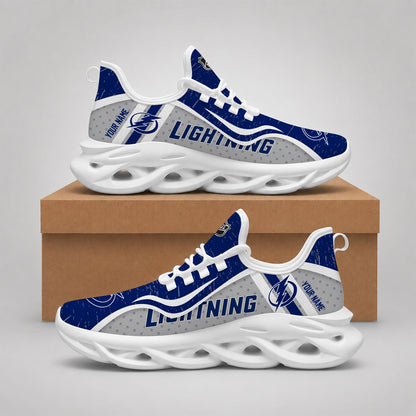 VIRAL EDITION - NEW CUSTOMIZED NHL12 TPL TAMPA BAY LIGHTNING CLUNKY SNEAKERS