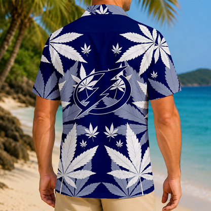 LIMITED EDITION - NEW CUSTOMIZED NHL12 TPL TAMPA BAY LIGHTNING UNISEX HAWAIIAN SHIRT