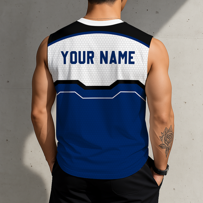 SPECIAL EDITION - NEW CUSTOMIZED NHL12 TPL TAMPA BAY LIGHTNING MEN'S GYM SHIRT